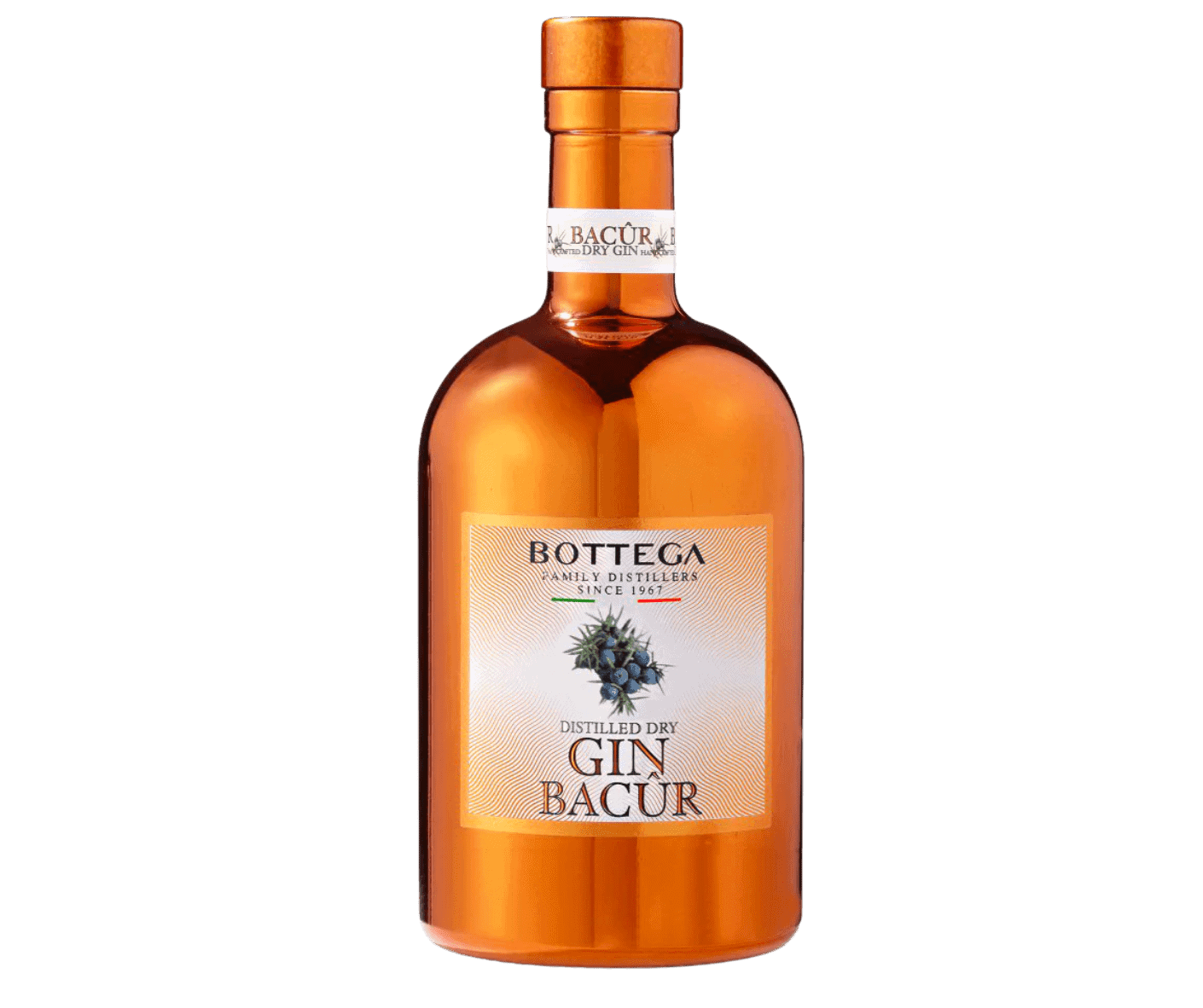 Bottega BACÛR Distilled Dry Gin 40% Vol. 1l