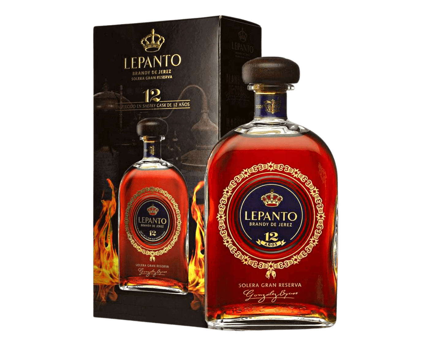 Lepanto 12 Brandy de Jerez Solera Gran Reserva 36% Vol. 0,7l +GB