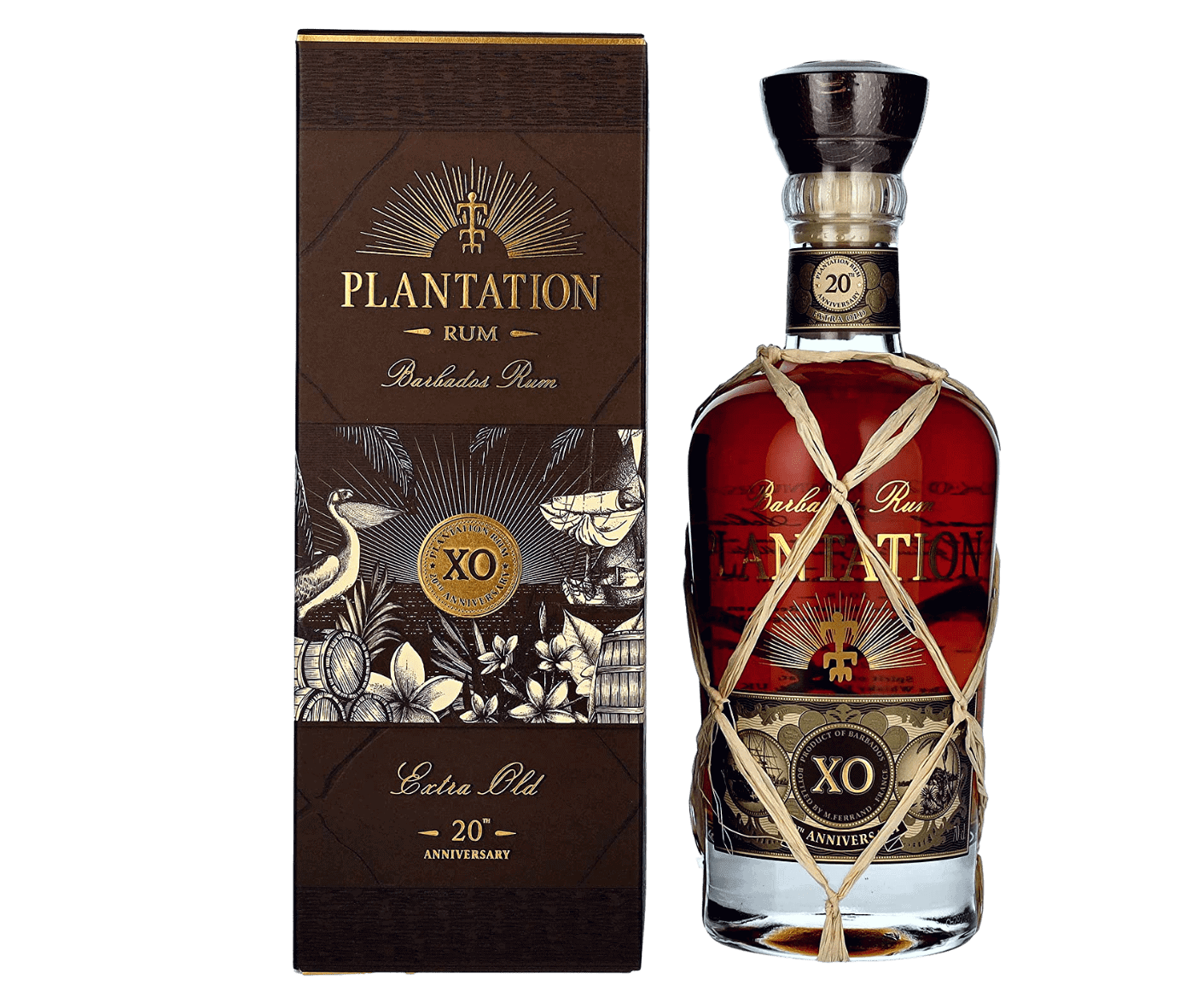 Plantation Rum BARBADOS XO 20th Anniversary 40% Vol. 0,7l +GB